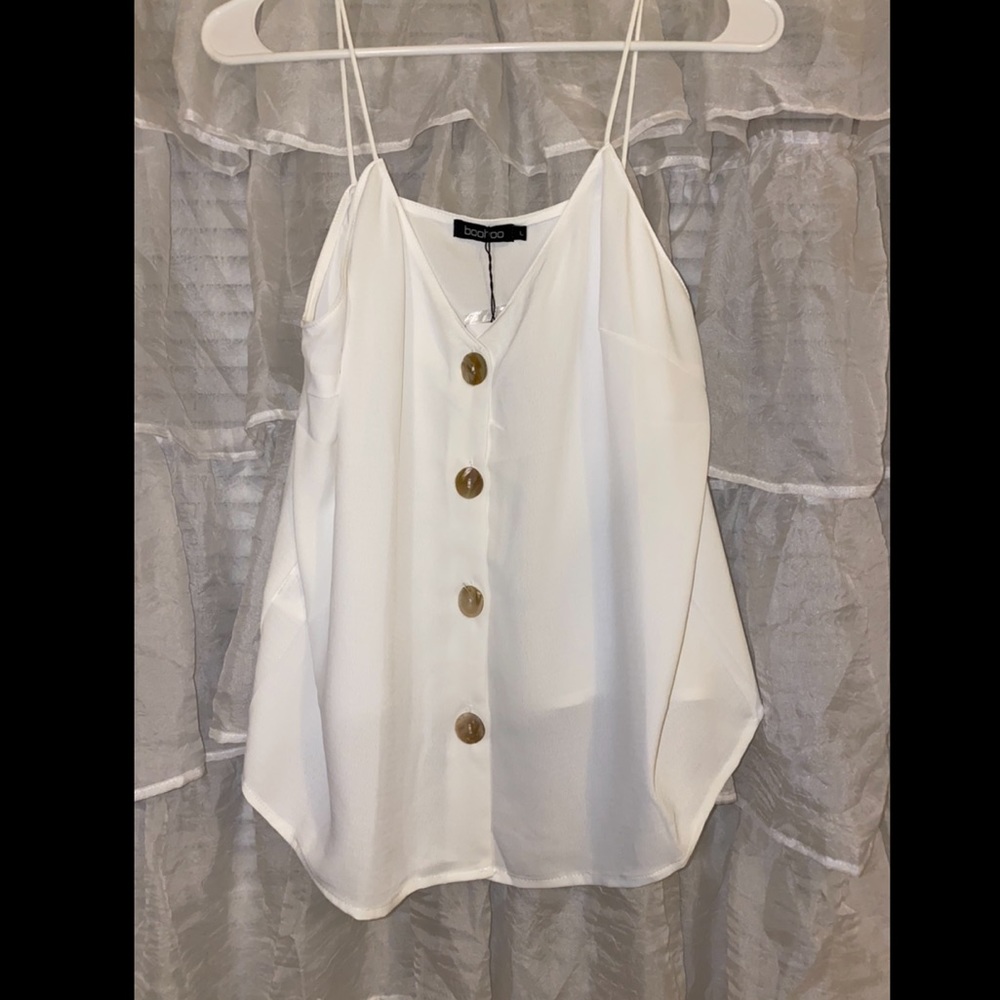 Boohoo Button Cami
